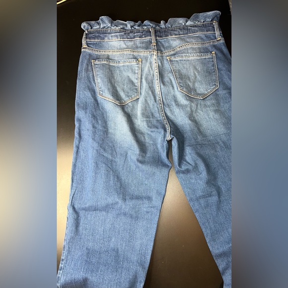 Cello Blue Paperbag Straight jeans size 11 EUC - Picture 7 of 10